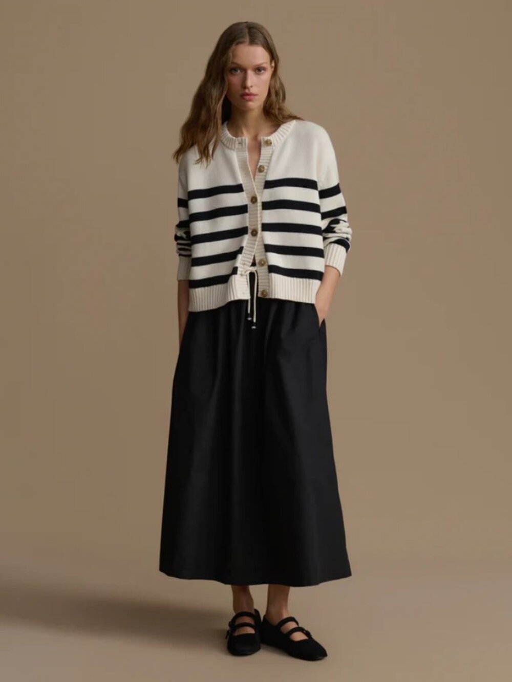 NWT Jenni Kayne Hastings Skirt in Black - XS